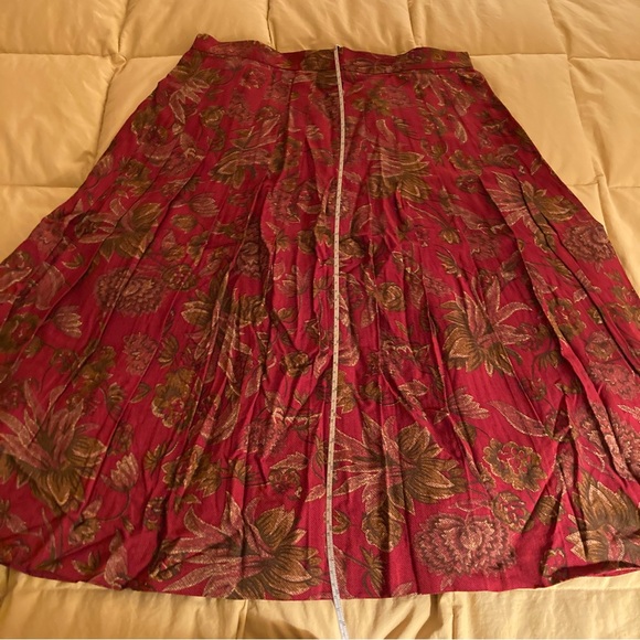 Vintage Seasons Best Wool Floral Skirt Medium - Picture 10 of 13